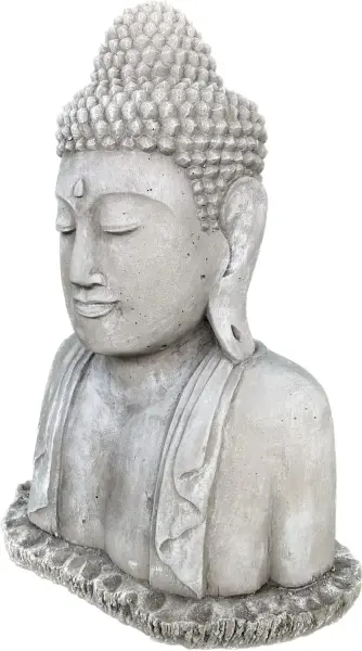 Artikelbild 3 des Artikels “Naufal - Buddha Büste, 50 cm H | Steinguss “